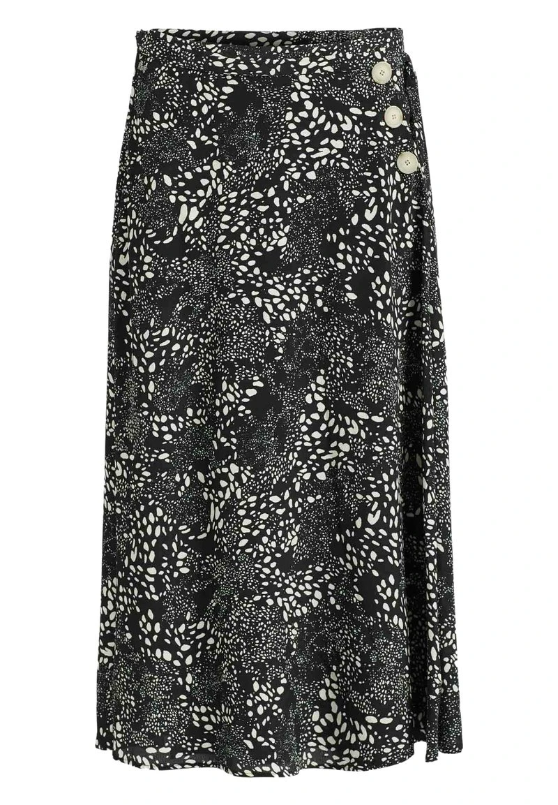 HEPKE - Falda acampanada - schwarz-weiß gemustert Khujo HEPKE - Falda Acampanada - Schwarz-weiß Gemustert, Mujer -Ofertas KHUJO Tienda 00494667dfbe4eae8cd41d7f578ad1c3