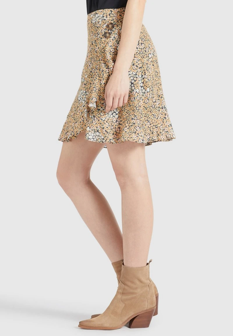 UNDINE - Falda acampanada - mehrfarbig geblümt Khujo UNDINE - Falda Acampanada - Mehrfarbig Geblümt, Mujer -Ofertas KHUJO Tienda 0235d963758e43d6b70ae983bc9d560c