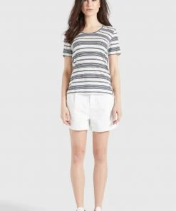 Khujo PERGOLA - Camiseta Básica - Naturweiß-dunkelblau Gestreift, Mujer 3 Khujo PERGOLA - Camiseta Básica - Naturweiß-dunkelblau Gestreift, Mujer -Ofertas KHUJO Tienda 04245b024c18491986f3354f54c0ec1b