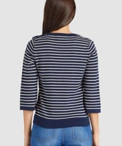 Khujo RAISA - Jersey De Punto - Dunkelblau, Mujer -Ofertas KHUJO Tienda 04eaf7714ec94eb2a0b3aa700164452d