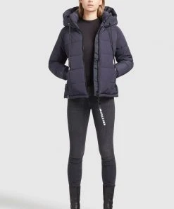 Khujo LILENA - Chaqueta De Invierno - Dunkelblau, Mujer -Ofertas KHUJO Tienda 051e6d81658f41b5ae9e13942522dcfb