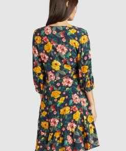 Khujo SAVORY - Vestido Informal - Multi-coloured, Mujer -Ofertas KHUJO Tienda 05372e86bde046c0ba8af8abd3323b33