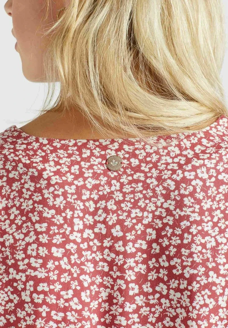 RINALDA - Blusa - rot weiß geblümt Khujo RINALDA - Blusa - Rot Weiß Geblümt, Mujer -Ofertas KHUJO Tienda 05a9c846ff1f4aa79545abac96337e8b