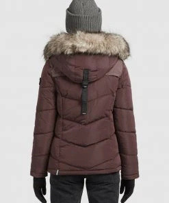 Khujo WINSEN - Chaqueta De Invierno - Weinrot, Mujer -Ofertas KHUJO Tienda 05cf4c01f08b48f9ae24259d702de669
