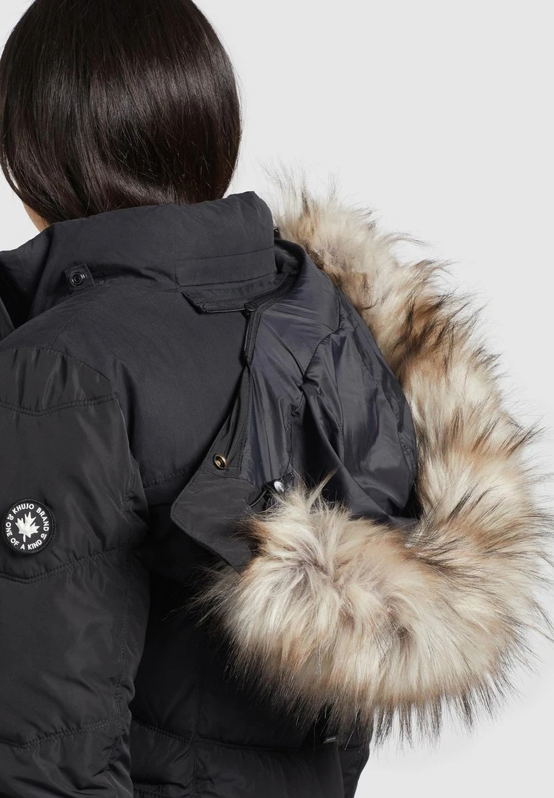 LUBECK LONG - Abrigo de invierno - schwarz Khujo LUBECK LONG - Abrigo De Invierno - Schwarz, Mujer -Ofertas KHUJO Tienda 06781b27c84543cca599d11d086464c8