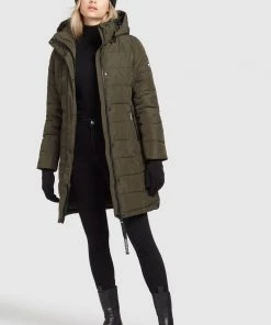 Khujo DELINAS2 - Abrigo De Invierno - Dunkeloliv, Mujer 6 Khujo DELINAS2 - Abrigo De Invierno - Dunkeloliv, Mujer -Ofertas KHUJO Tienda 06b95aa8596c48d0a2c759ef8d96ce4d