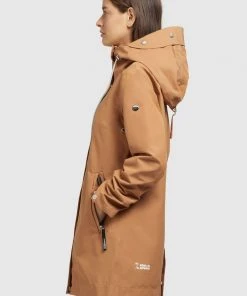 Khujo ARTISA - Parka - Toffee, Mujer -Ofertas KHUJO Tienda 06ddc368a89746e6bb496675bef37132
