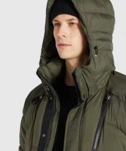 Khujo BUNKER - Chaqueta De Invierno - Oliv, Hombre -Ofertas KHUJO Tienda 0836bb1886a14c0bbd3f9e153eb81484