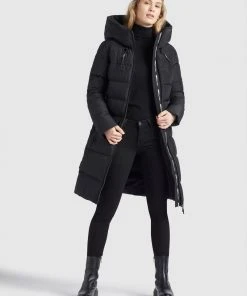 Khujo JILIAS - Abrigo De Invierno - Schwarz, Mujer -Ofertas KHUJO Tienda 08f7c7458c114ef6bd18c18c592215e9