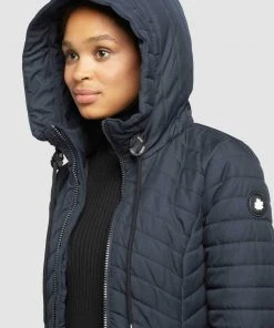 Khujo MANTEL TOOTS STRUCTURED - Abrigo De Invierno - Dunkelblau, Mujer 5 Khujo MANTEL TOOTS STRUCTURED - Abrigo De Invierno - Dunkelblau, Mujer -Ofertas KHUJO Tienda 09d31da4c2fd4806901a55129832e715