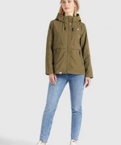 Khujo ZAHIRA2 - Chaqueta De Entretiempo - Khaki, Mujer
