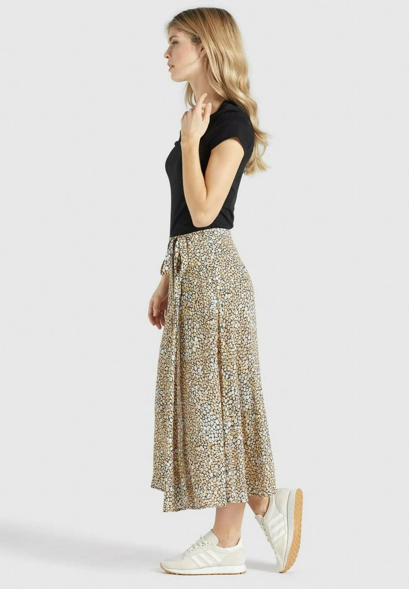 HEPKE - Falda acampanada - mehrfarbig geblümt Khujo HEPKE - Falda Acampanada - Mehrfarbig Geblümt, Mujer -Ofertas KHUJO Tienda 0c21f4efbea6421786aca78d31b5b694