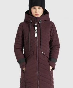 Khujo TOOTS PEACHED - Abrigo De Invierno - Weinrot, Mujer -Ofertas KHUJO Tienda 0c9c943719314441ab2ca5887d8e1893