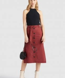 Khujo VARSHA - Falda Acampanada - Rotbraun, Mujer 11 Khujo VARSHA - Falda Acampanada - Rotbraun, Mujer -Ofertas KHUJO Tienda 0ccde390ffb04a35a162d51a330b7737