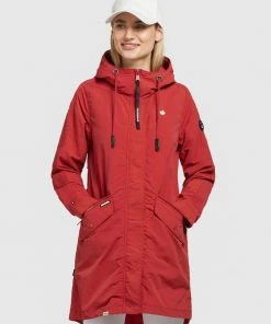 Khujo GAMES - Parka - Rot, Mujer