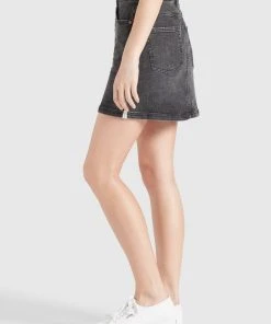 Khujo MAXIMA - Falda Vaquera - Schwarz Gewaschen, Mujer 5 Khujo MAXIMA - Falda Vaquera - Schwarz Gewaschen, Mujer -Ofertas KHUJO Tienda 0d783e4628994b0e80ec41a4f0a7a188