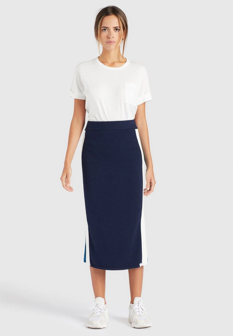 ROCK PRATA - Falda de tubo - blue/white Khujo ROCK PRATA - Falda De Tubo - Blue/white, Mujer -Ofertas KHUJO Tienda 0dbba7adeec44465935dce2fcfe0210d