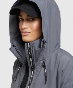 Khujo BLAIR - Chaqueta De Entretiempo - Graublau, Mujer 5 Khujo BLAIR - Chaqueta De Entretiempo - Graublau, Mujer -Ofertas KHUJO Tienda 11333b478c504f70ae2c2ee14d49488c