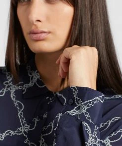 Khujo COLLINS - Camisa - Dark Blue, Mujer -Ofertas KHUJO Tienda 115e71276d0a466dbb4c1b889e92ad4a