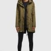Khujo AIRA2 - Parka - Dunkeloliv, Mujer