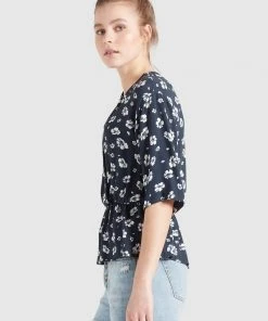 Khujo RINALDA - Blusa - Blau Weiß Geblümt, Mujer 4 Khujo RINALDA - Blusa - Blau Weiß Geblümt, Mujer -Ofertas KHUJO Tienda 124134fa56bb48e5a6faf19f3fdd6697