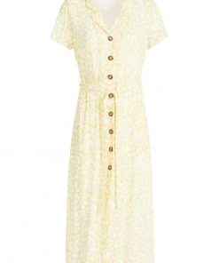 Khujo GOYA - Vestido Camisero - Gelb-weiß Geblümt, Mujer 17 Khujo GOYA - Vestido Camisero - Gelb-weiß Geblümt, Mujer -Ofertas KHUJO Tienda 126054f997ce4e42920b220398c118c7