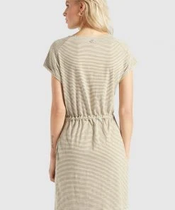 Khujo ANNEMARIE - Vestido Ligero - Weiß-ocker Gestreift, Mujer 2 Khujo ANNEMARIE - Vestido Ligero - Weiß-ocker Gestreift, Mujer -Ofertas KHUJO Tienda 13a980bbf2304e7d8d81f5eb740a8d45