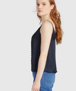 Khujo SUGAR - Blusa - Dark Blue, Mujer -Ofertas KHUJO Tienda 13bb90dafd674da1abe1ec06c970b86c