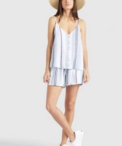 Khujo NESRIN - Top - Blue, Mujer -Ofertas KHUJO Tienda 167de84487c24100823b4801f51fa221