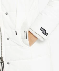 Khujo SHERMA - Abrigo De Invierno - White, Mujer -Ofertas KHUJO Tienda 16c37ff21dd645ceb061a7ee4937fc01