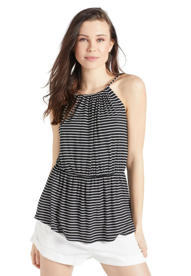 VALDA - Top - schwarz-weiß gestreift Khujo VALDA - Top - Schwarz-weiß Gestreift, Mujer -Ofertas KHUJO Tienda 17b30dce7b9648508155d6e0cf3fb153