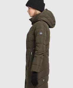 Khujo DELINAS2 - Abrigo De Invierno - Dunkeloliv, Mujer 5 Khujo DELINAS2 - Abrigo De Invierno - Dunkeloliv, Mujer -Ofertas KHUJO Tienda 19b520148fe64aedafd772e0e3b9dfb0