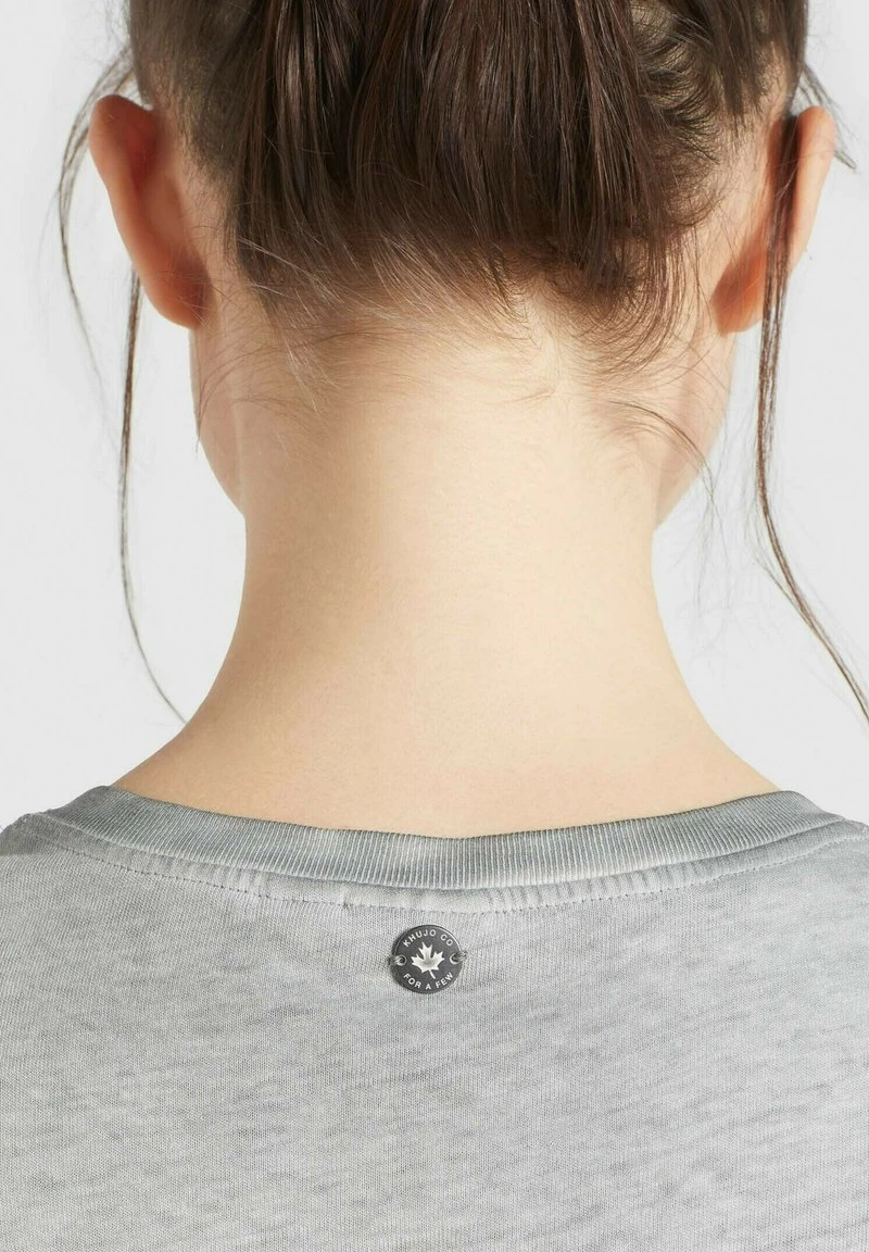 Khujo MATAMA - Camiseta Estampada - Grau, Mujer 4 Khujo MATAMA - Camiseta Estampada - Grau, Mujer - Imagen 4