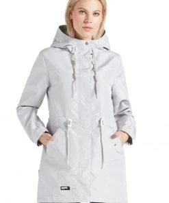 Khujo EMURI - Parka - Light Grey, Mujer