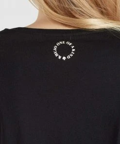 Khujo BANANI INSTINCT - Camiseta Estampada - Schwarz, Mujer -Ofertas KHUJO Tienda 1c5cef2124124443980e43b84b55680c