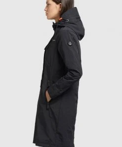 Khujo ADDA - Parka - Schwarz, Mujer -Ofertas KHUJO Tienda 1cf3dba68cea4a4f8d91f00afd0344cf