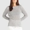 Khujo COSIMA - Jersey De Punto - Light Grey, Mujer