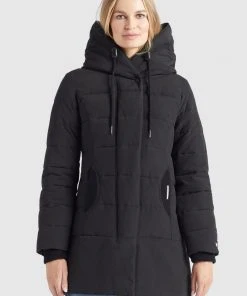 Khujo SHERMA2 - Abrigo De Invierno - Schwarz, Mujer