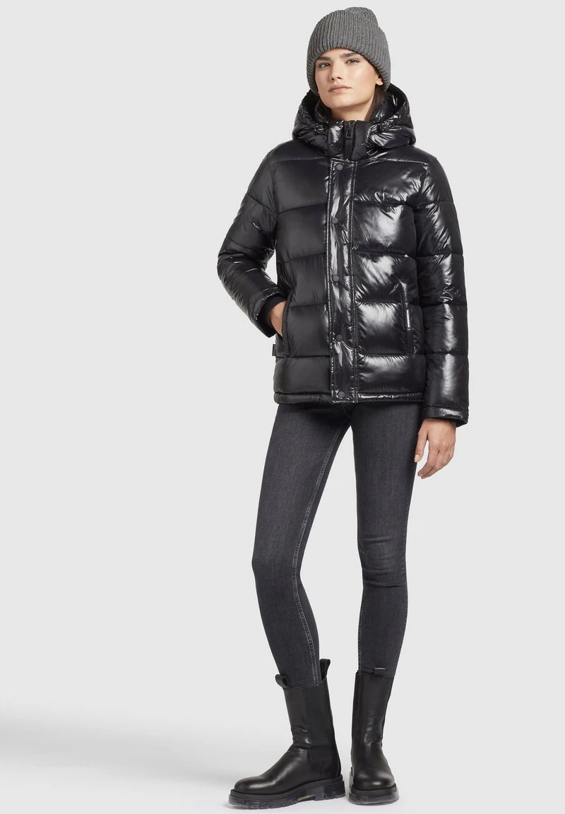 GERDA SHINY - Abrigo de invierno - schwarz Khujo GERDA SHINY - Abrigo De Invierno - Schwarz, Mujer -Ofertas KHUJO Tienda 1f1ba060a3b34e30aa80c70dc080d525