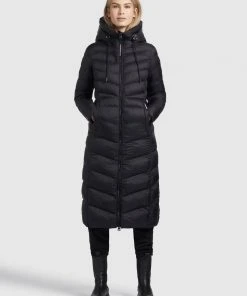 Khujo INGRAM SHINE - Abrigo De Invierno - Schwarz, Mujer