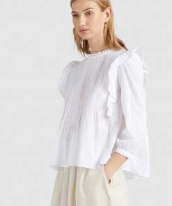 Khujo HALIA - Blusa - Weiß, Mujer
