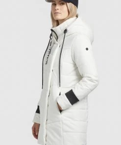 Khujo ELVA STRUCTURED - Abrigo De Invierno - Naturweiß, Mujer -Ofertas KHUJO Tienda 2010351ee8a14e479dbfbaa25605a618