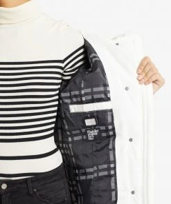 Khujo SHERMA - Abrigo De Invierno - White, Mujer -Ofertas KHUJO Tienda 21ab76aa2210437f9c9383fe267a8a96