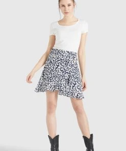 Khujo UNDINE - Falda Acampanada - Dunkelblau-weiß Geblümt, Mujer 15 Khujo UNDINE - Falda Acampanada - Dunkelblau-weiß Geblümt, Mujer -Ofertas KHUJO Tienda 21d347c6b0544e418abd3e172b4ecebd