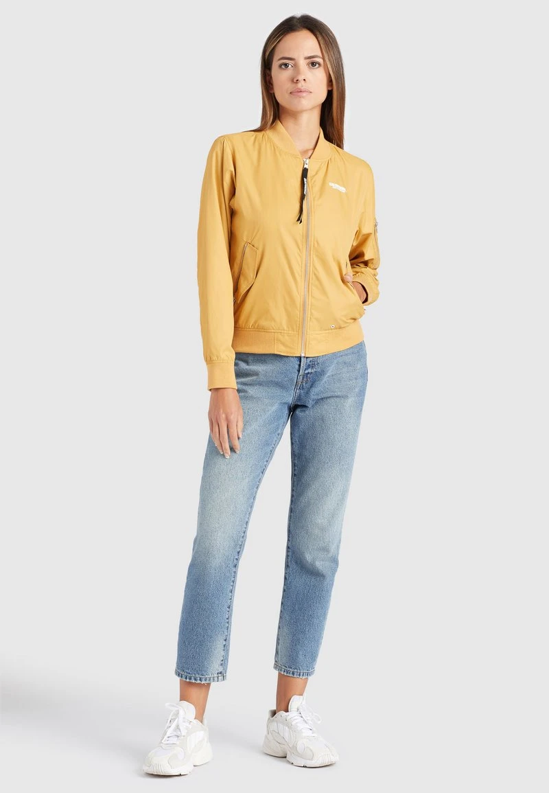 KALIA - Chaquetas bomber - beige/yellow Khujo KALIA - Chaquetas Bomber - Beige/yellow, Mujer -Ofertas KHUJO Tienda 2261a94f8c1e4b3b9802a9a398ce7a4e