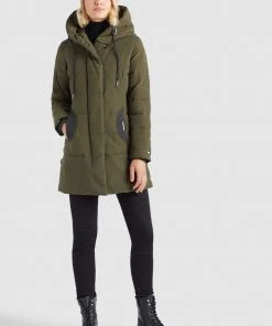 Khujo SHERMA2 - Abrigo De Invierno - Oliv, Mujer -Ofertas KHUJO Tienda 245425348e7140c4bab9d6a52d68c5ab