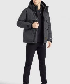 Khujo BOYNTON - Chaqueta De Invierno - Dunkelgrau, Hombre -Ofertas KHUJO Tienda 25648daad1334d418bd2589f10cd0e67