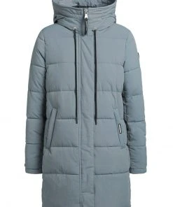 Khujo DORANA - Abrigo De Invierno - Blaugrau, Mujer -Ofertas KHUJO Tienda 26c677dd9a6748378b12a288eb8a4154