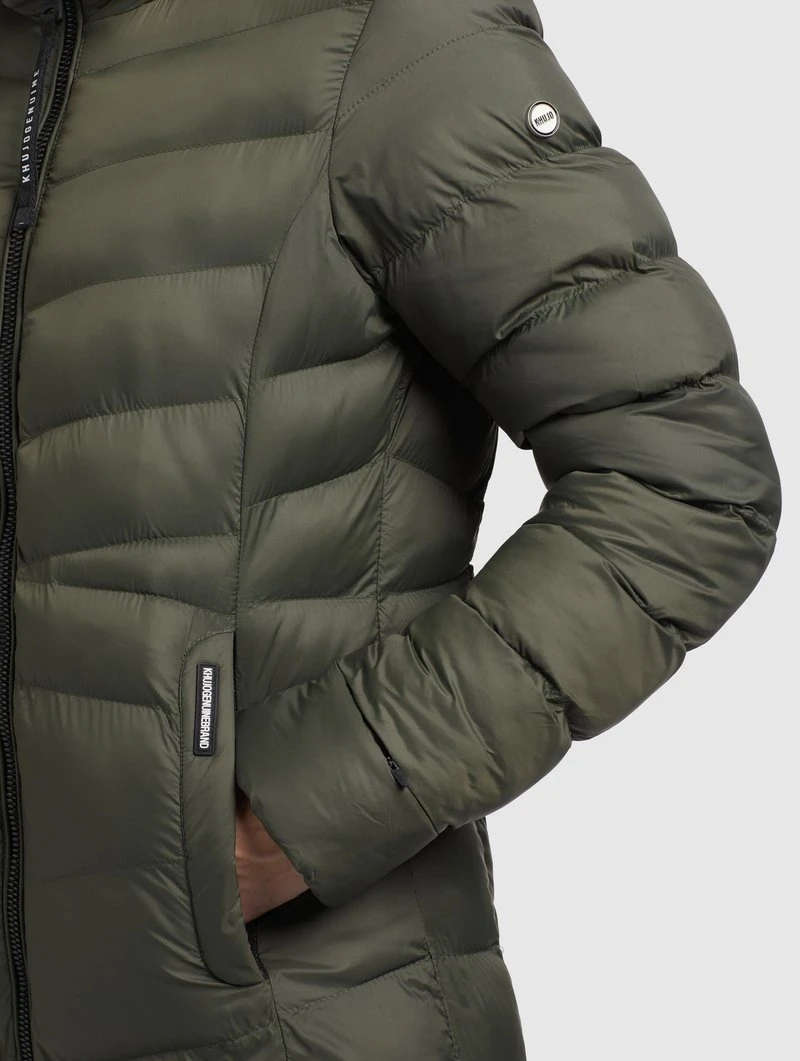 INGRAM SHINE - Abrigo de invierno - dunkeloliv Khujo INGRAM SHINE - Abrigo De Invierno - Dunkeloliv, Mujer -Ofertas KHUJO Tienda 2838c63376e94a3cbe6e6edfcb14fa19