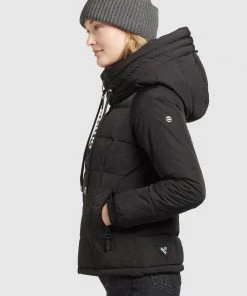 Khujo LILENA - Chaqueta De Invierno - Schwarz, Mujer -Ofertas KHUJO Tienda 2989a6ab90df42c1b3fa0dc68f765f16
